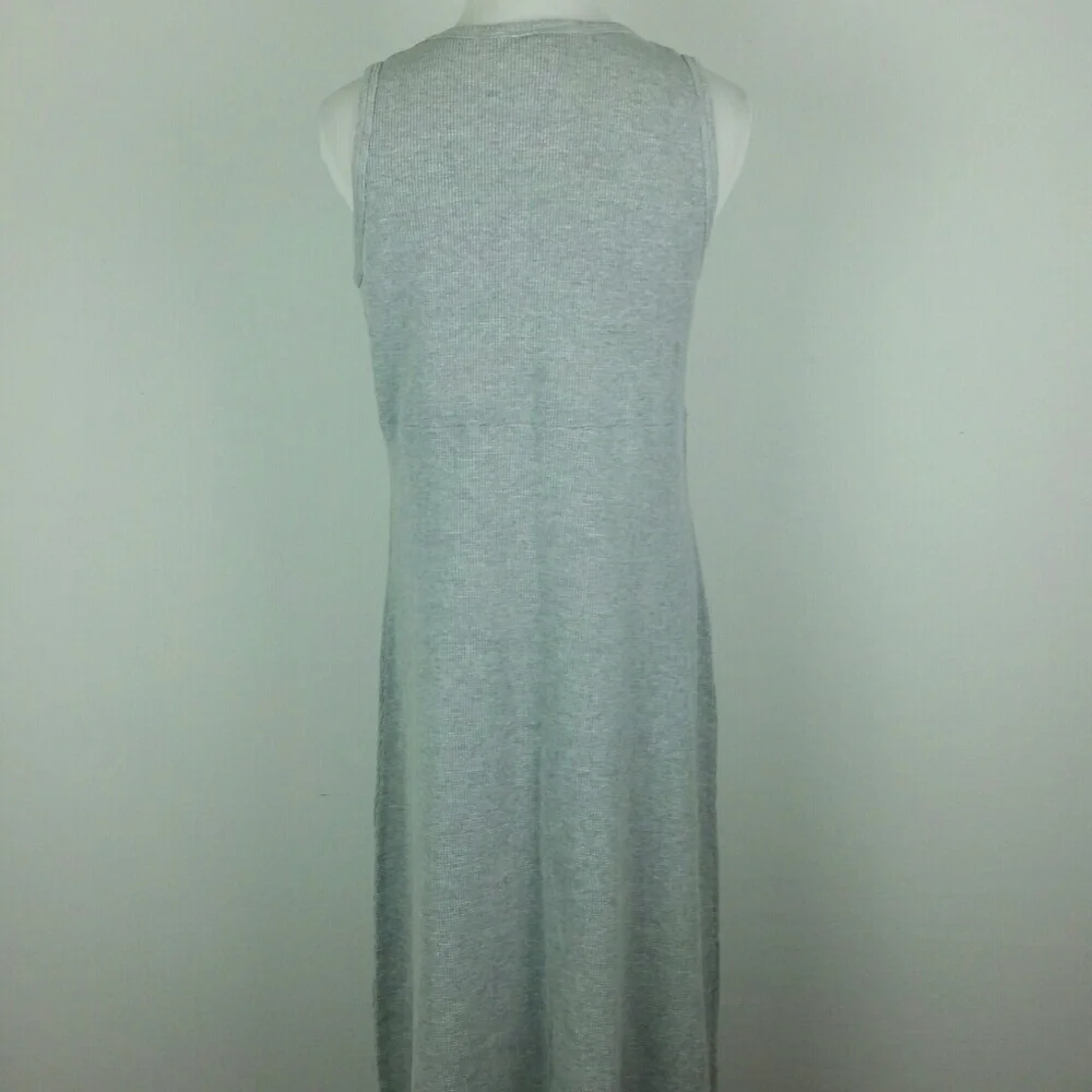 REAL COMFORT l Gray Thermal Tank Maxi Dress B1 - Picture 5 of 6